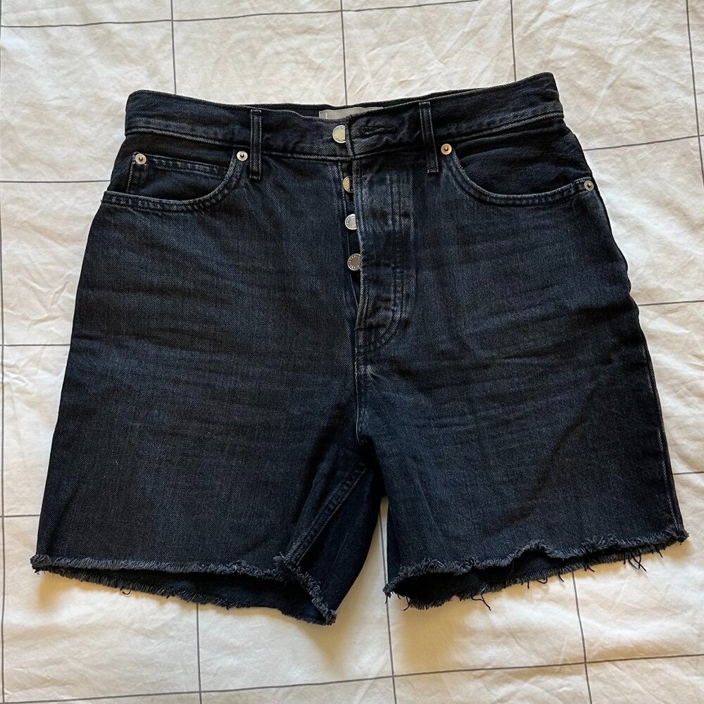 Everlane The Way-High® Jean Short Size 29 / Hartford Cloud - Faded Black